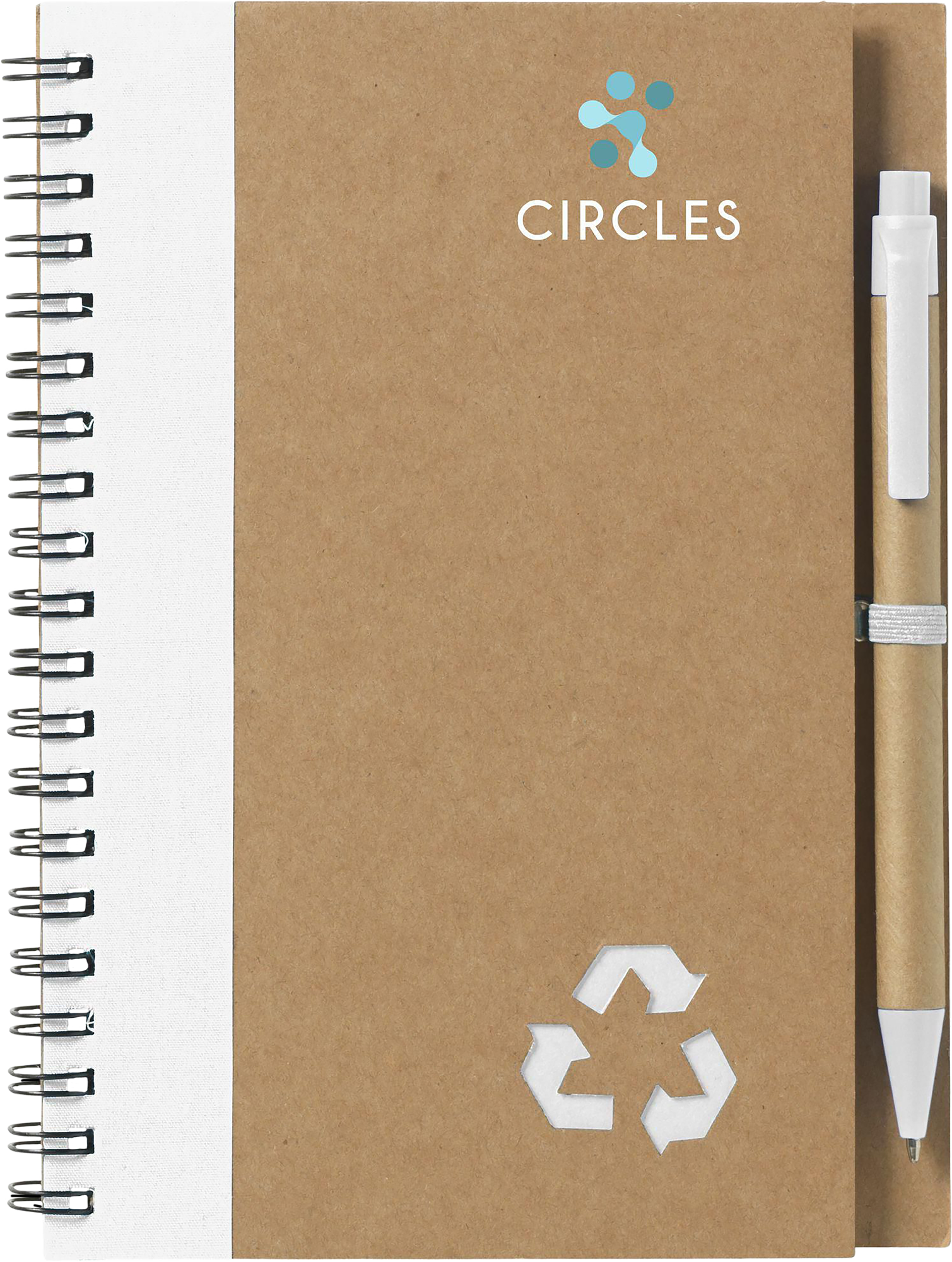 Picture of Recycled notebook and pen (approx A5)