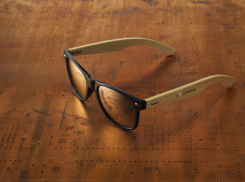 Sunglasses with bamboo arms 263098_001 (Black)