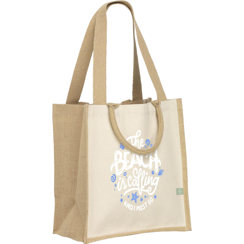 Organic jute and cotton bag (320gsm/9.4oz)