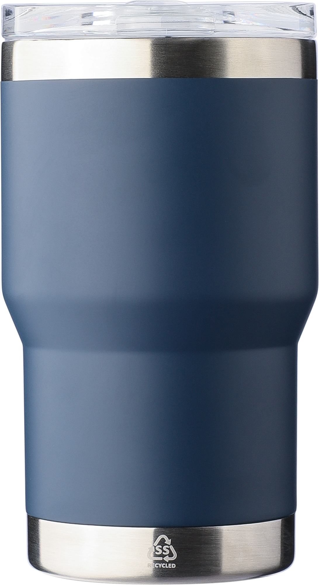 Picture of Recycled stainless steel double walled travel mug (350ml)