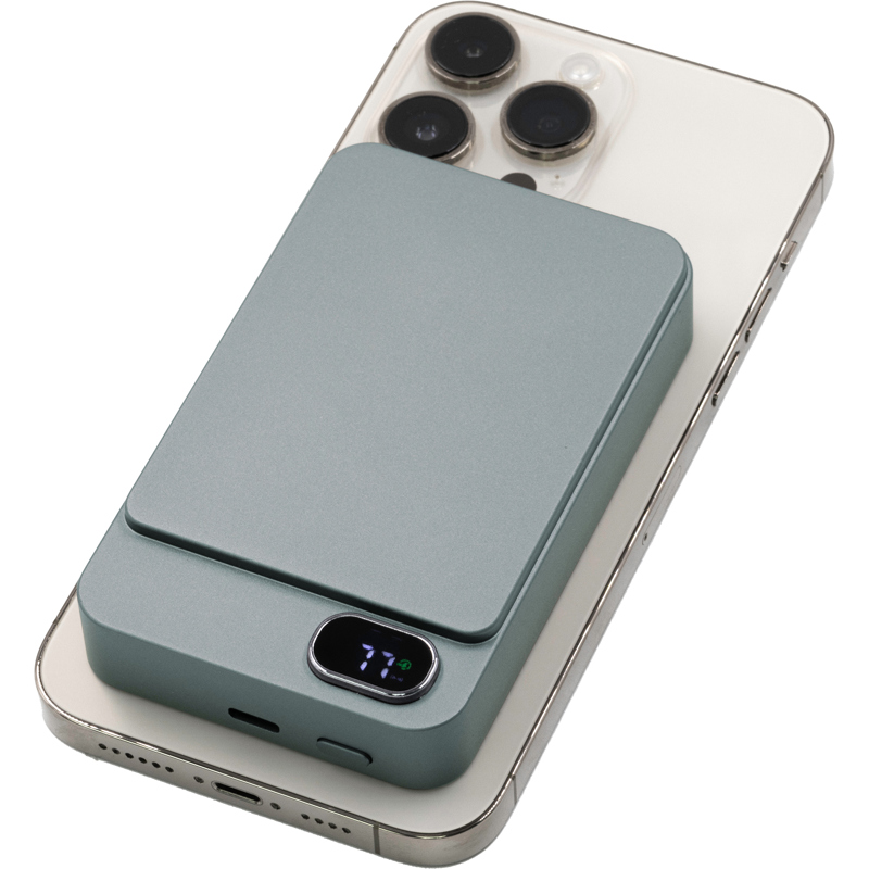 BrandCharger recycled aluminium wireless power bank (10,000 mAh)
