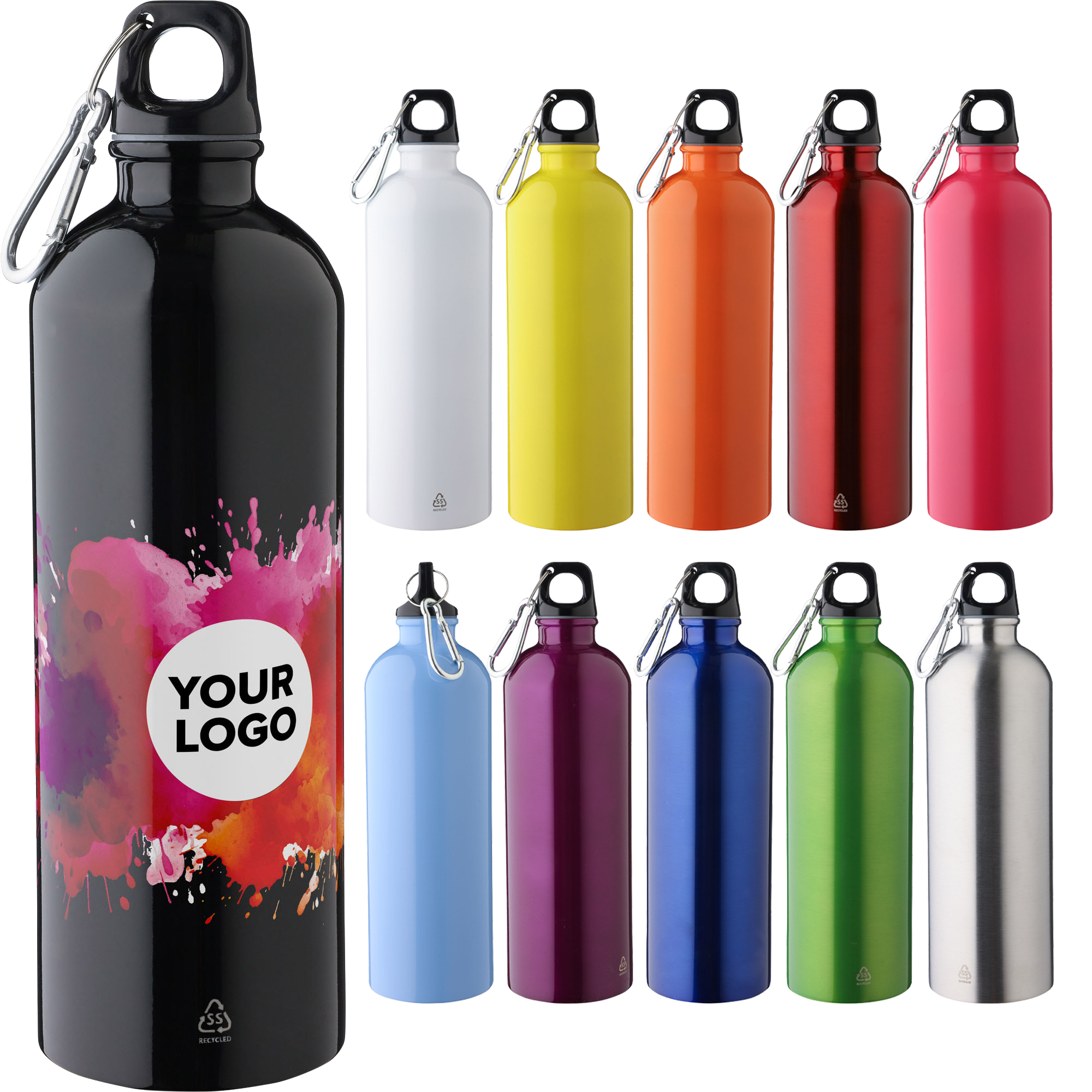 Picture of Recycled single walled bottle (750 ml)