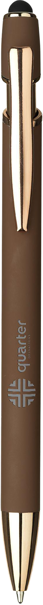 Picture of Luca recycled copper soft touch ballpen
