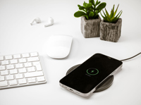 Recycled wireless charger 261442_001 (Black)