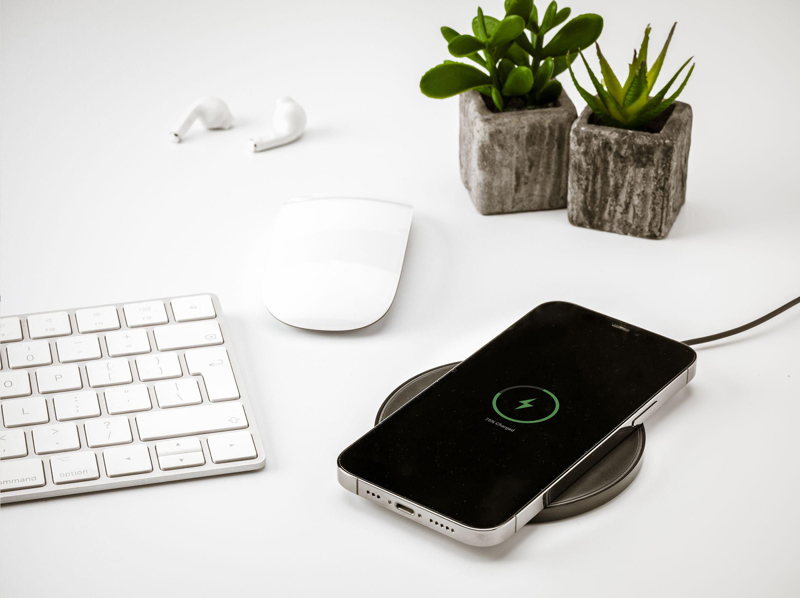 Recycled wireless charger 261442_001 (Black)