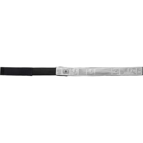 Reflective strap with lights.