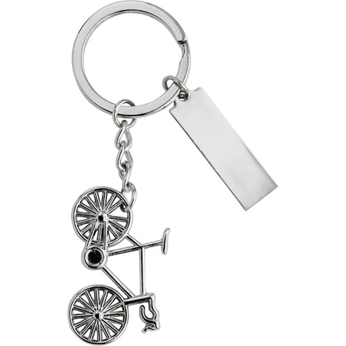 Nickel plated keychain