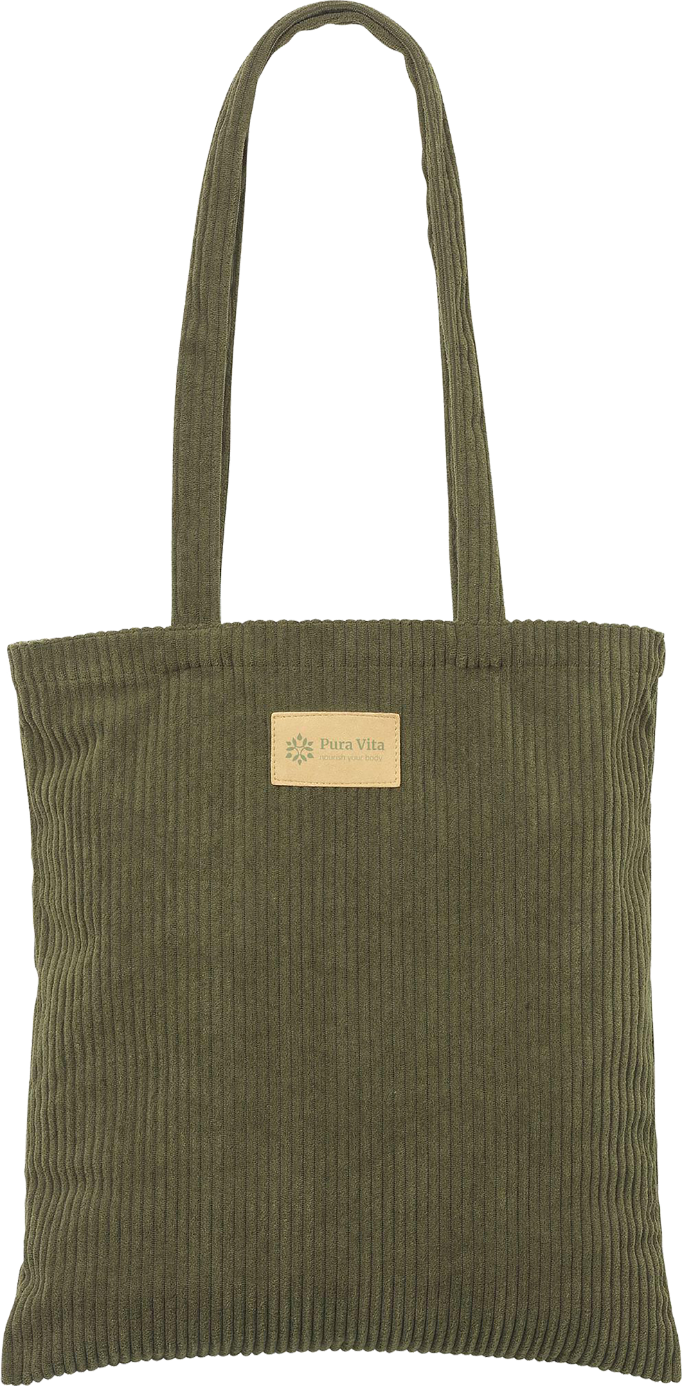 Picture of Recycled corduroy shopper (270gsm/7.9oz)