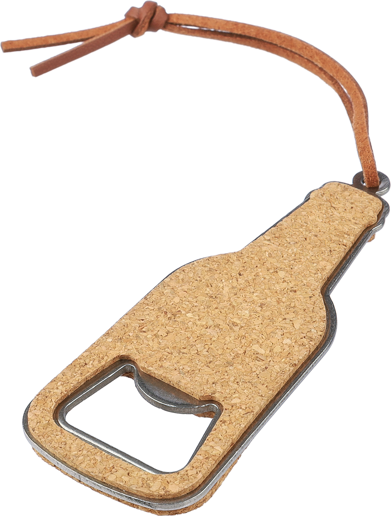 Picture of Cork bottle opener keyring