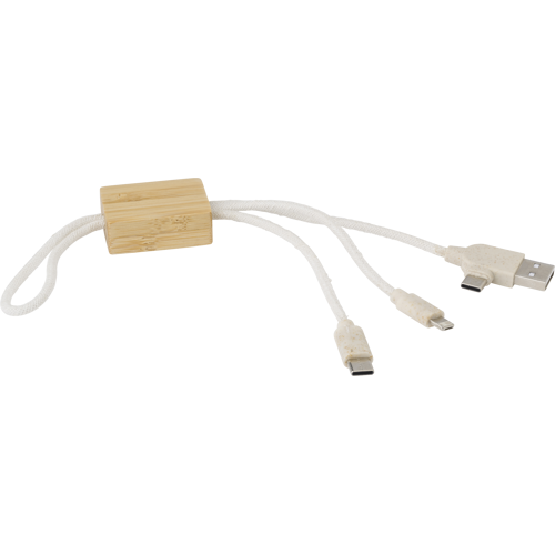 Bamboo USB charger