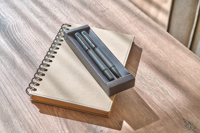 Metal and eco brass pen set 1349348_001 (Black)