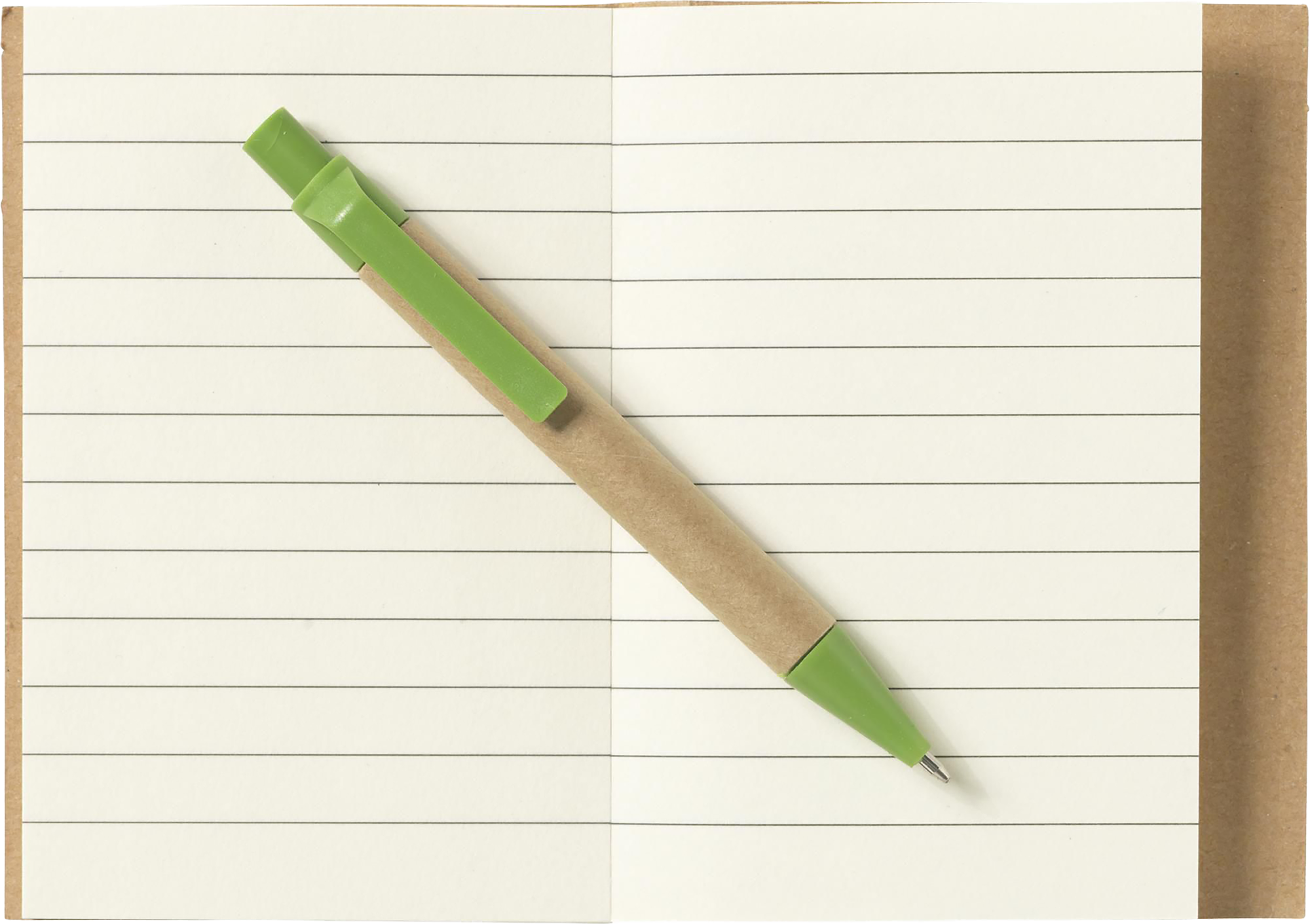 Picture of  Recycled mini notebook and pen (approx A7)
