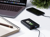 Recycled ABS power bank (10,000mAh) 262761_001 (Black)