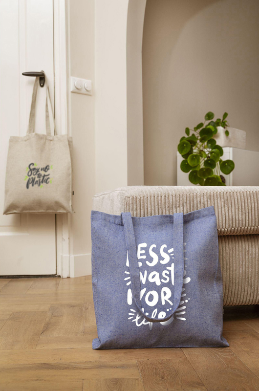 Recycled canvas bag (280gsm/8.2oz) 264534_005 (Blue)