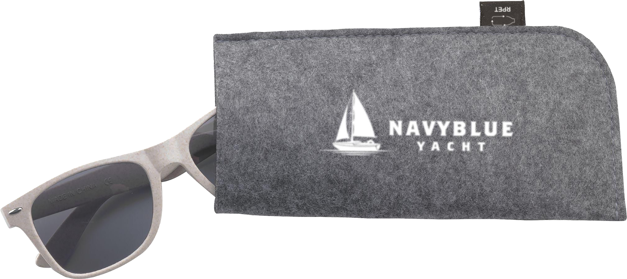 Picture of RPET felt pouch for glasses
