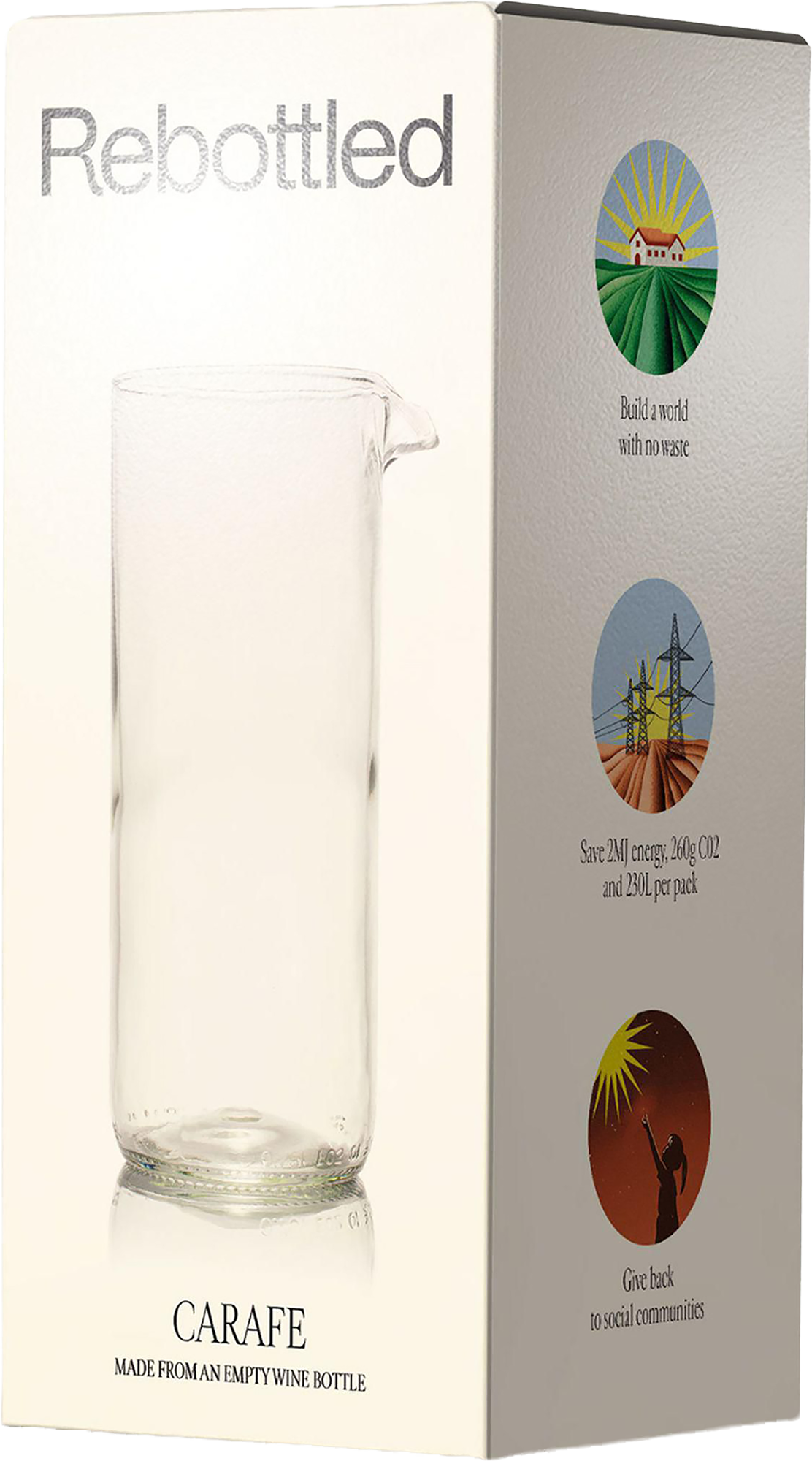 Picture of Rebottled® carafe (600ml) 
