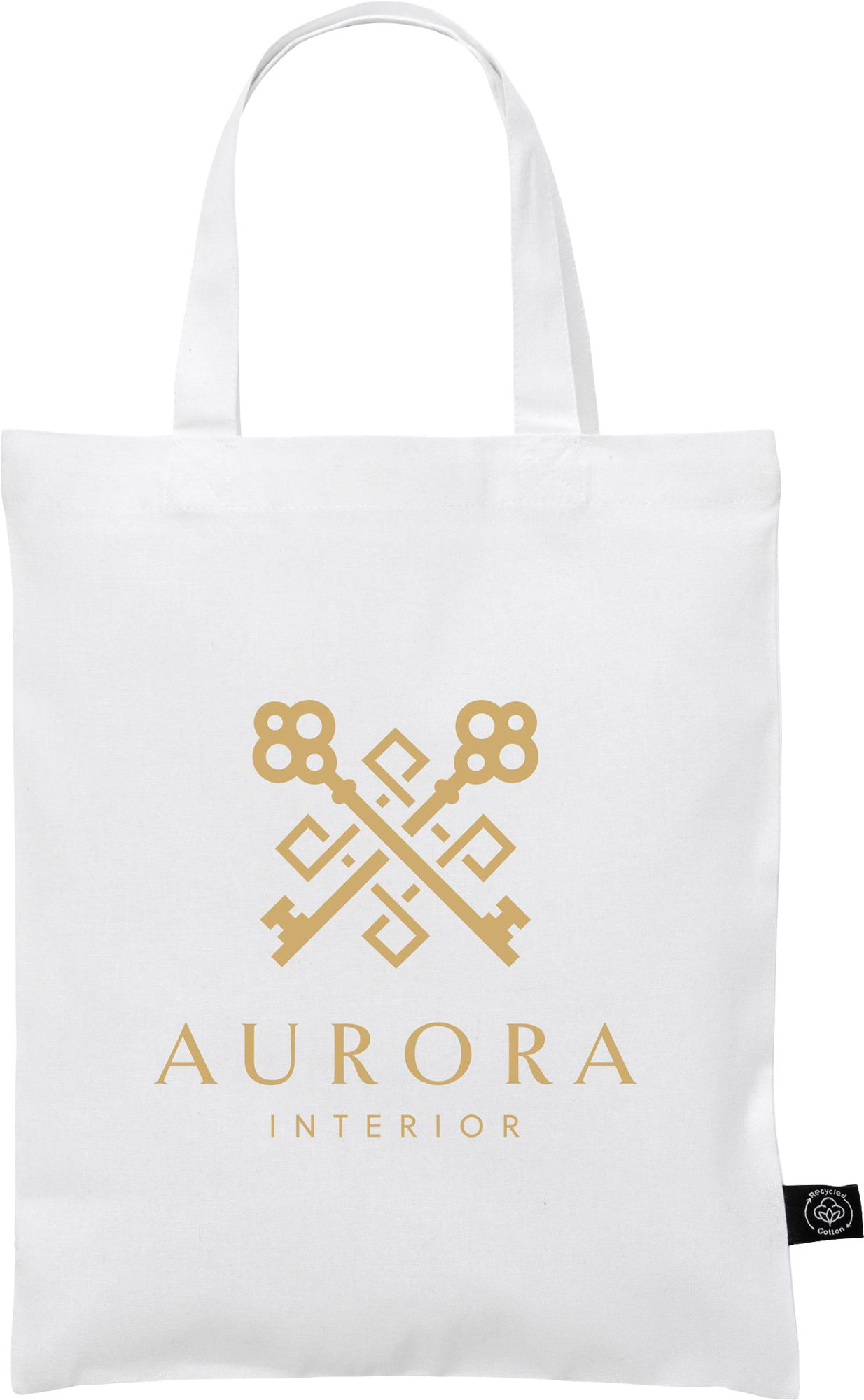 Picture of Small recycled cotton bag (140 gsm/4.12oz)