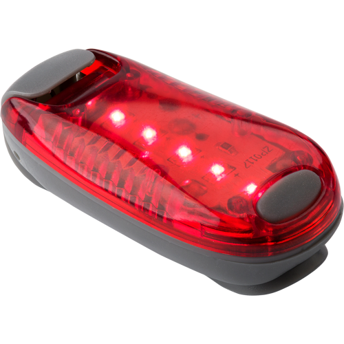 Safety light with clip