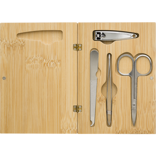 Bamboo manicure set