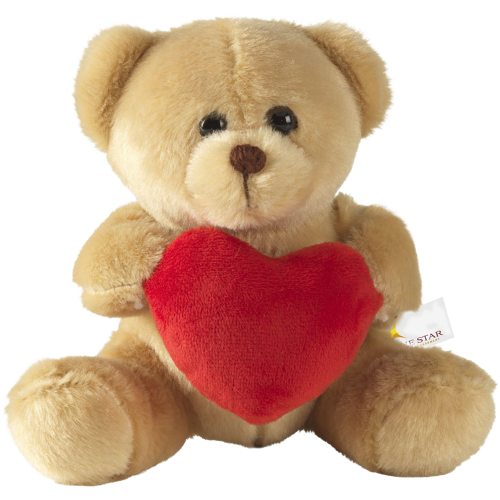 Plush heart bear