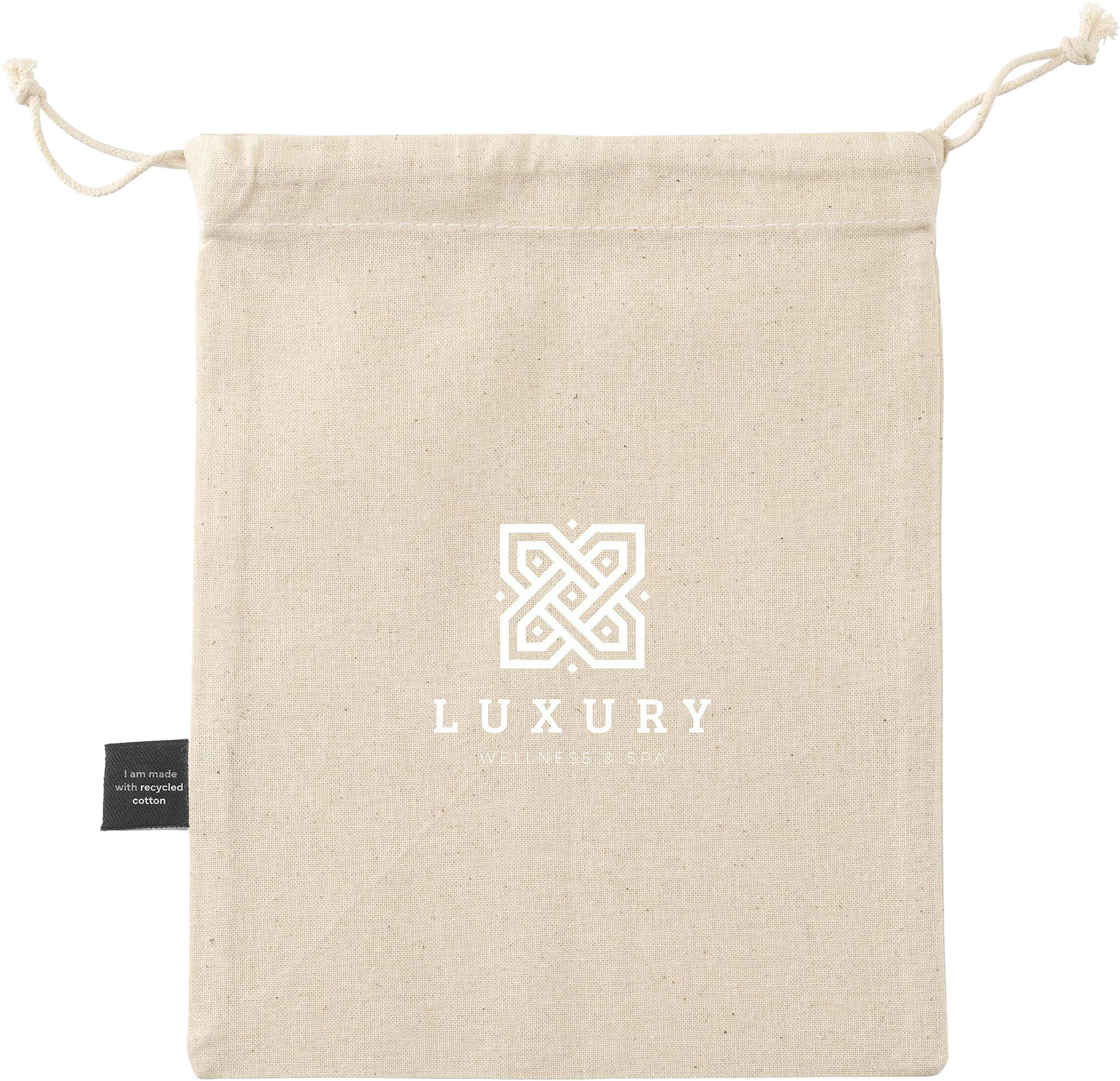 Picture of Recycled cotton gift pouch (150gsm/4.4oz)