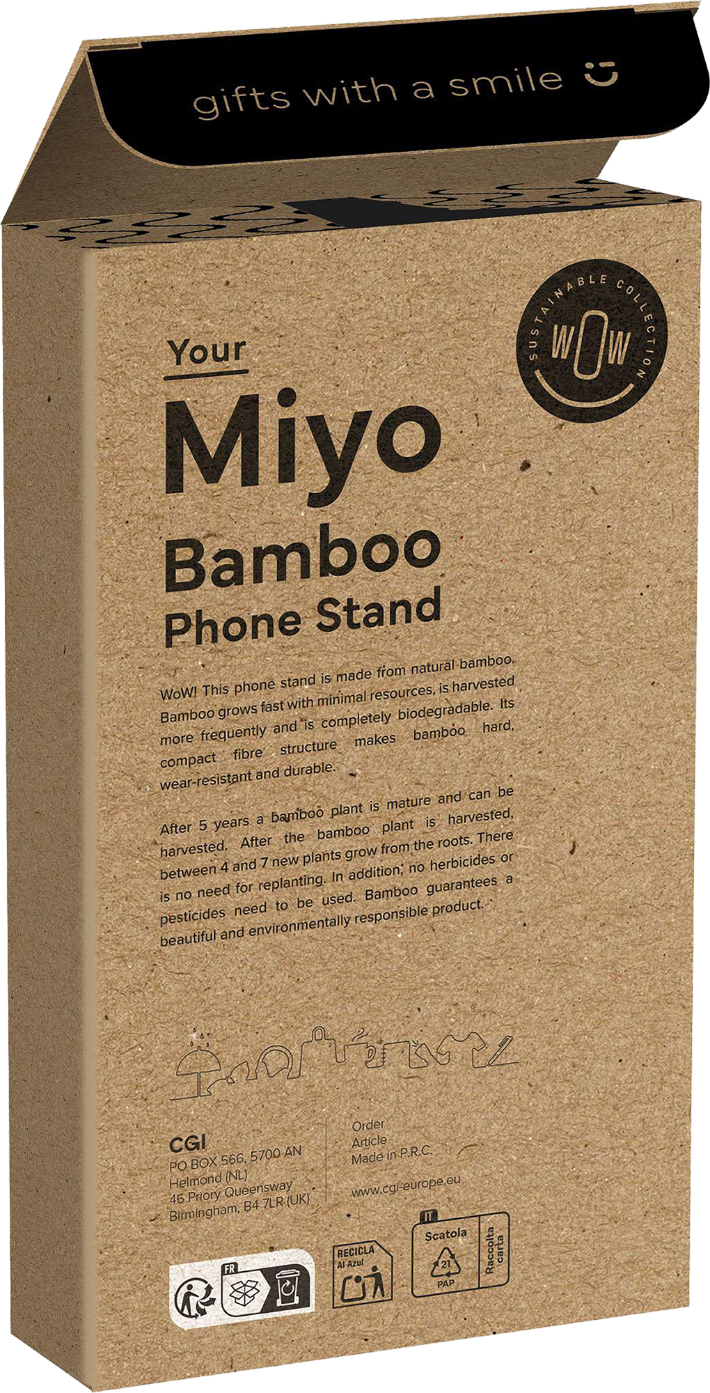 Picture of Bamboo phone stand