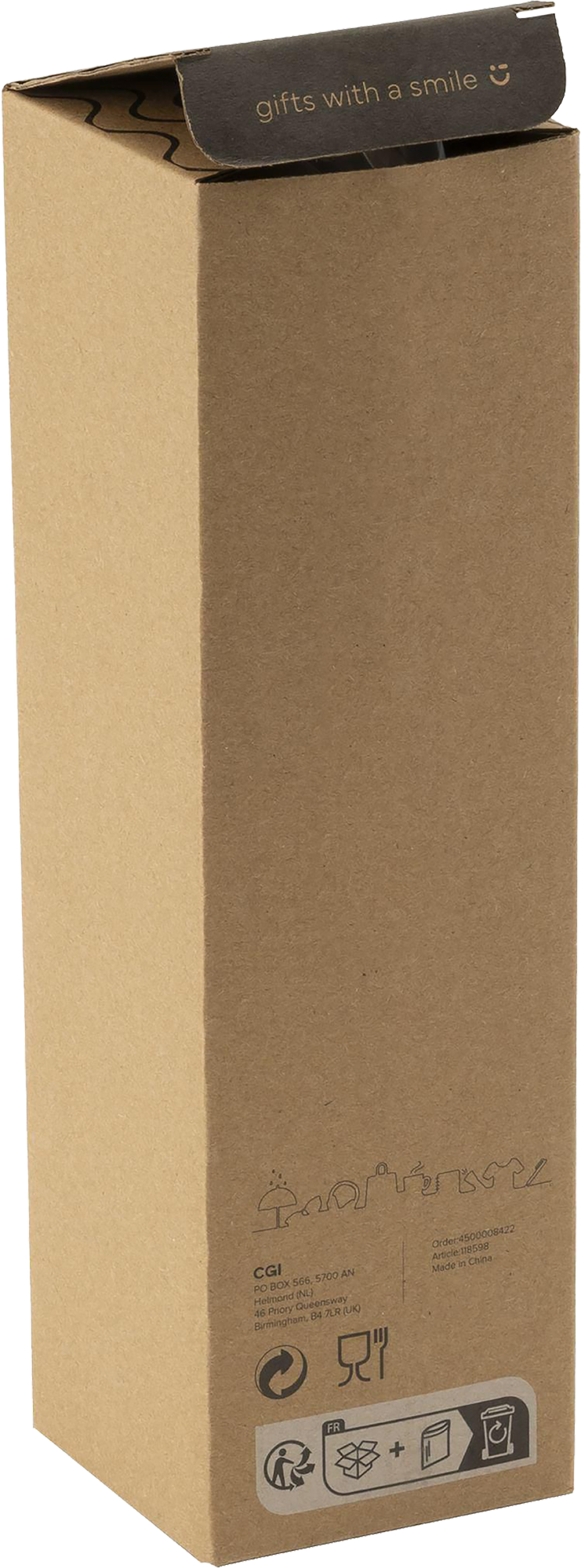 Picture of Double walled steel bottle (600ml)