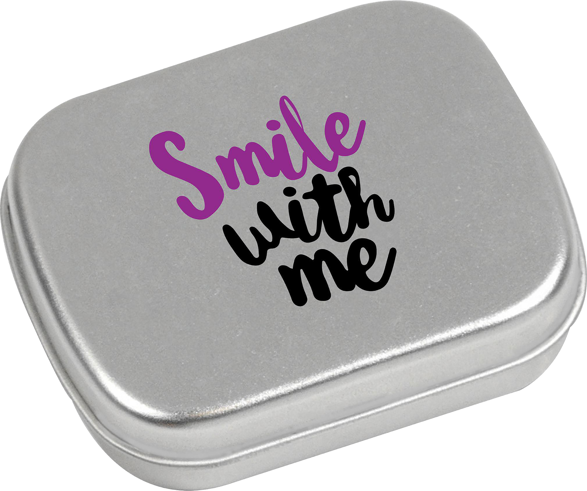 Picture of Small flat tin with approx 25g of mints