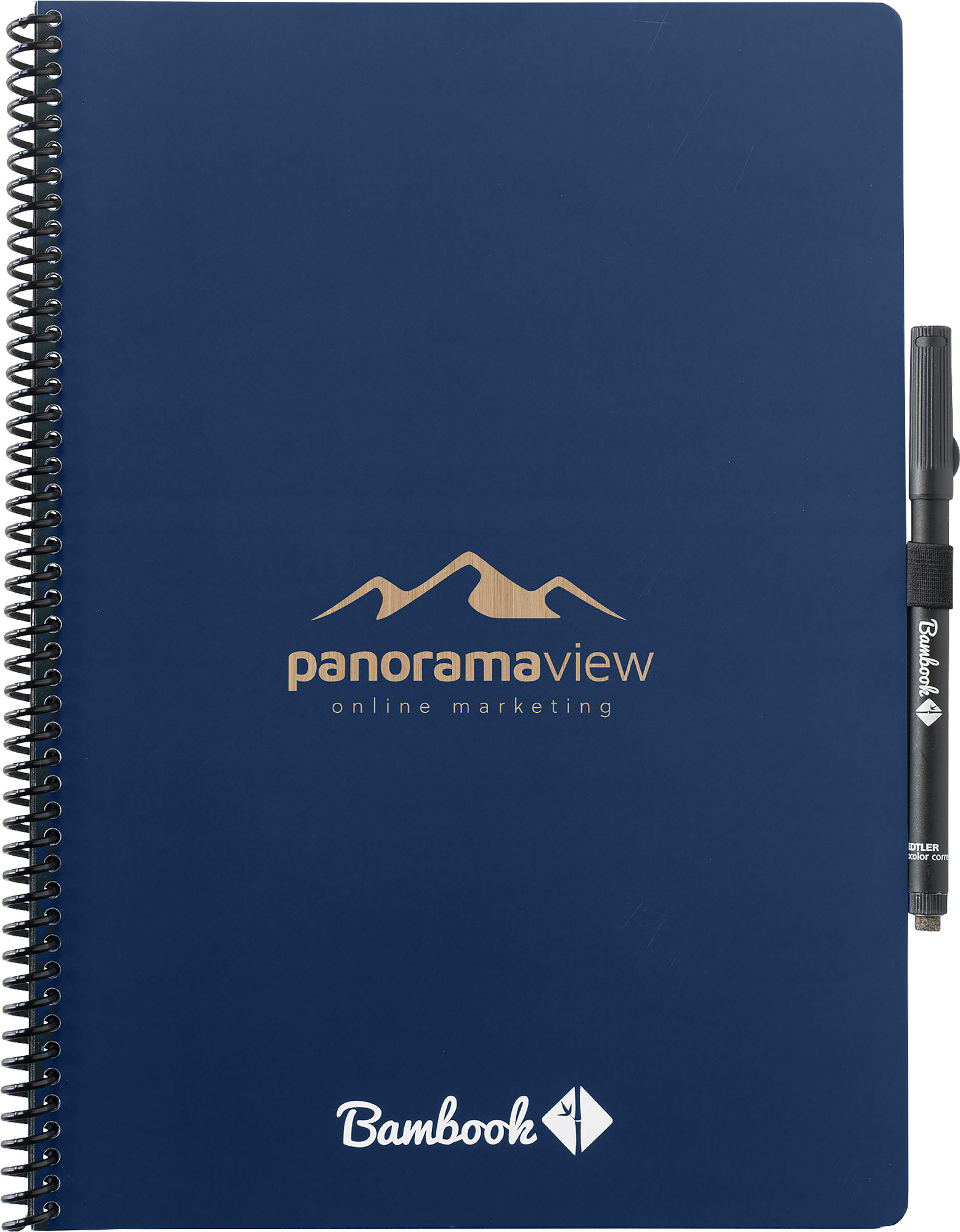 Picture of Bambook notebook with pen loop (approx A4)
