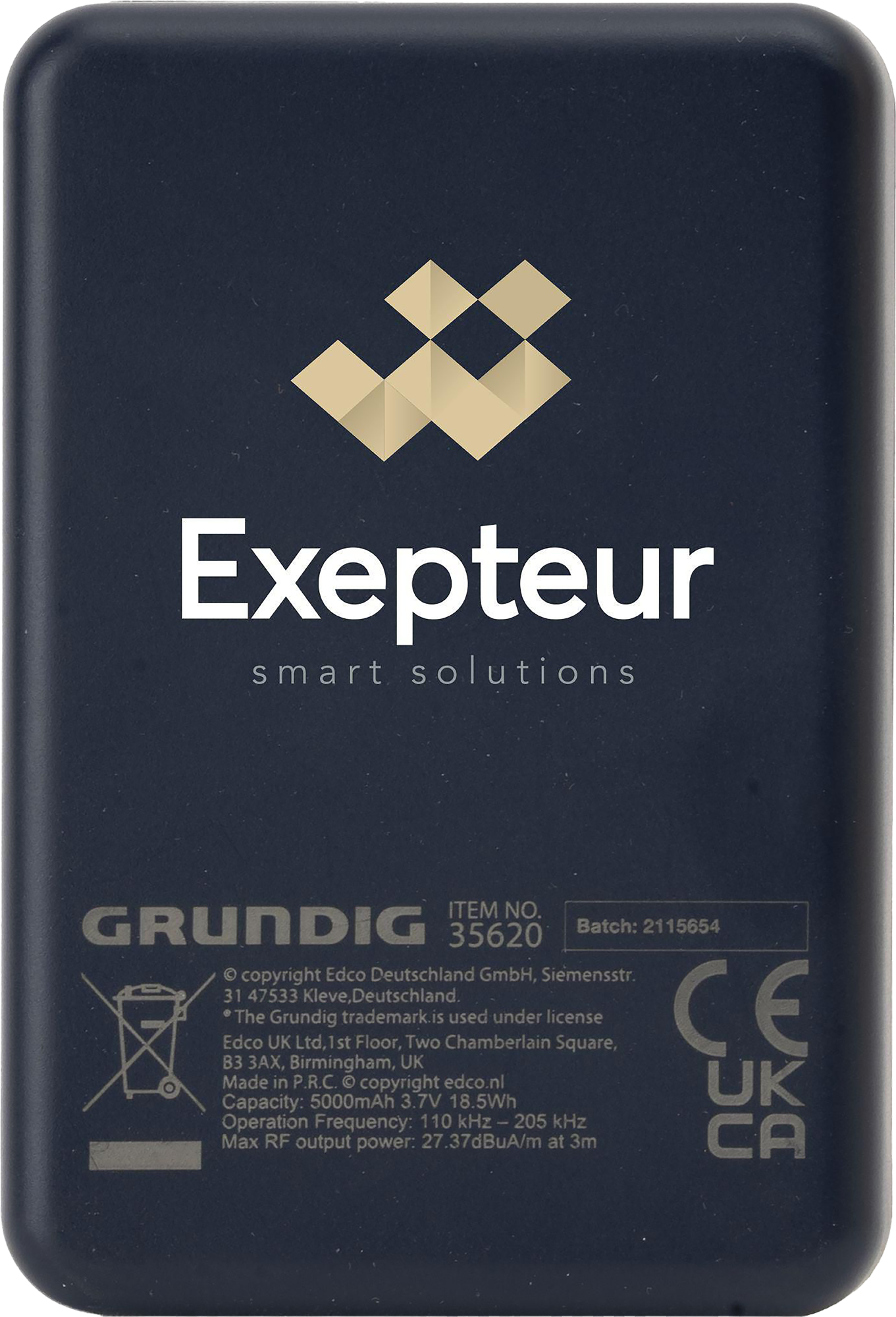 Picture of Grundig wireless magnetic power bank (5,000mah) 