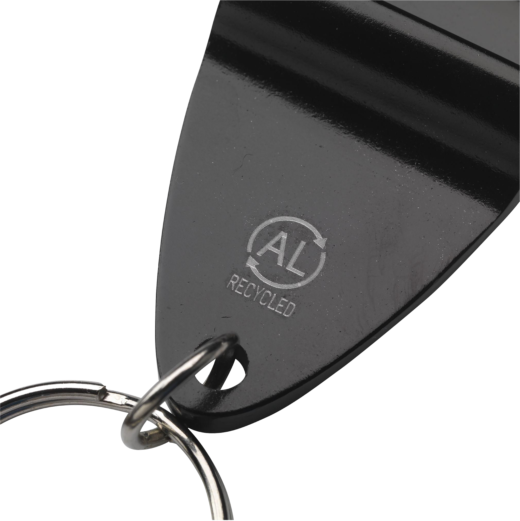 Picture of Recycled aluminium bottle opener keyring