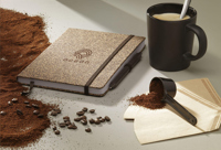 Coffee and cork note book (approx A5) 263877_011 (Brown)
