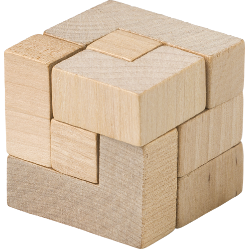 Wooden cube puzzle