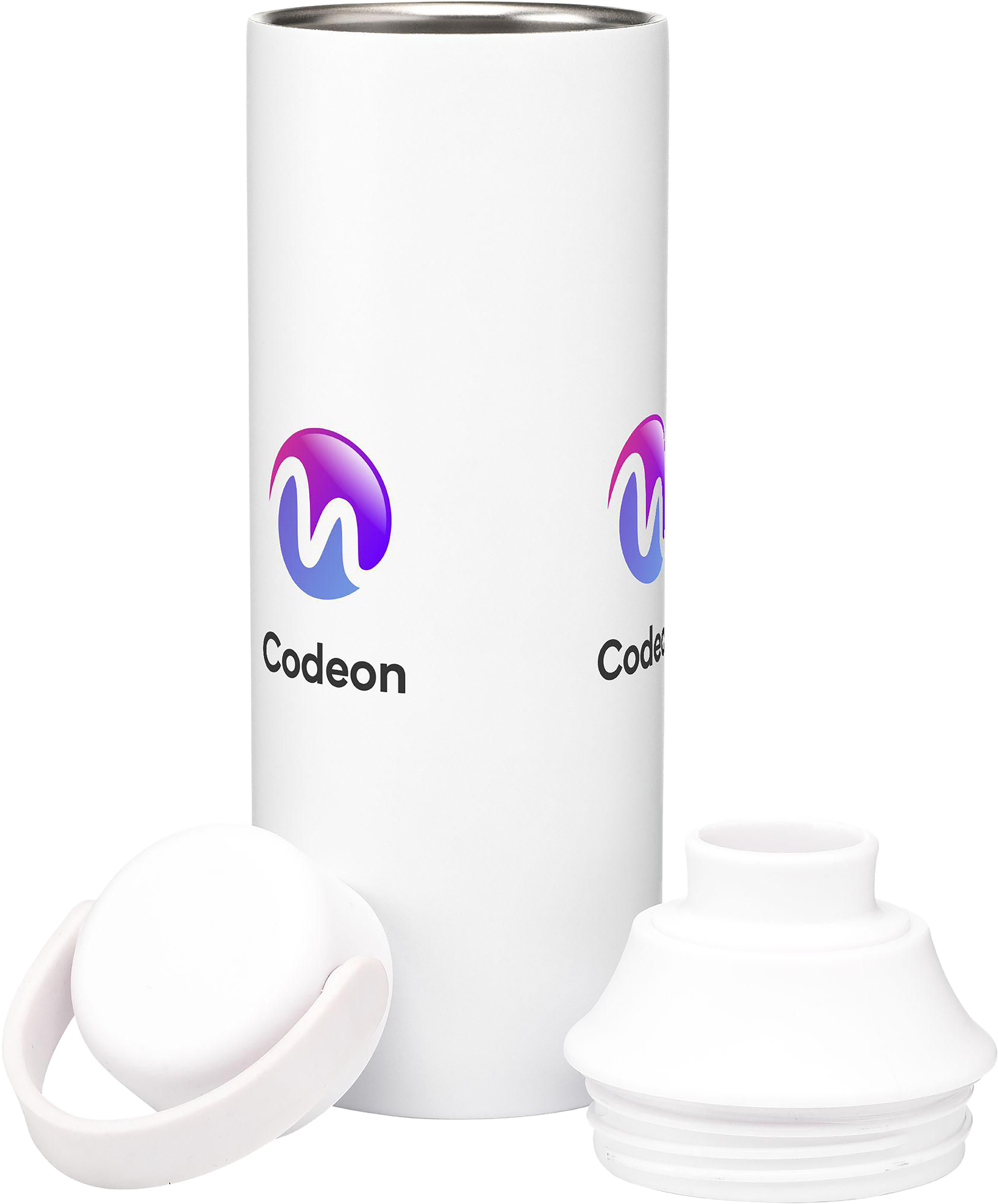 Picture of Recycled stainless steel double walled bottle (600ml)