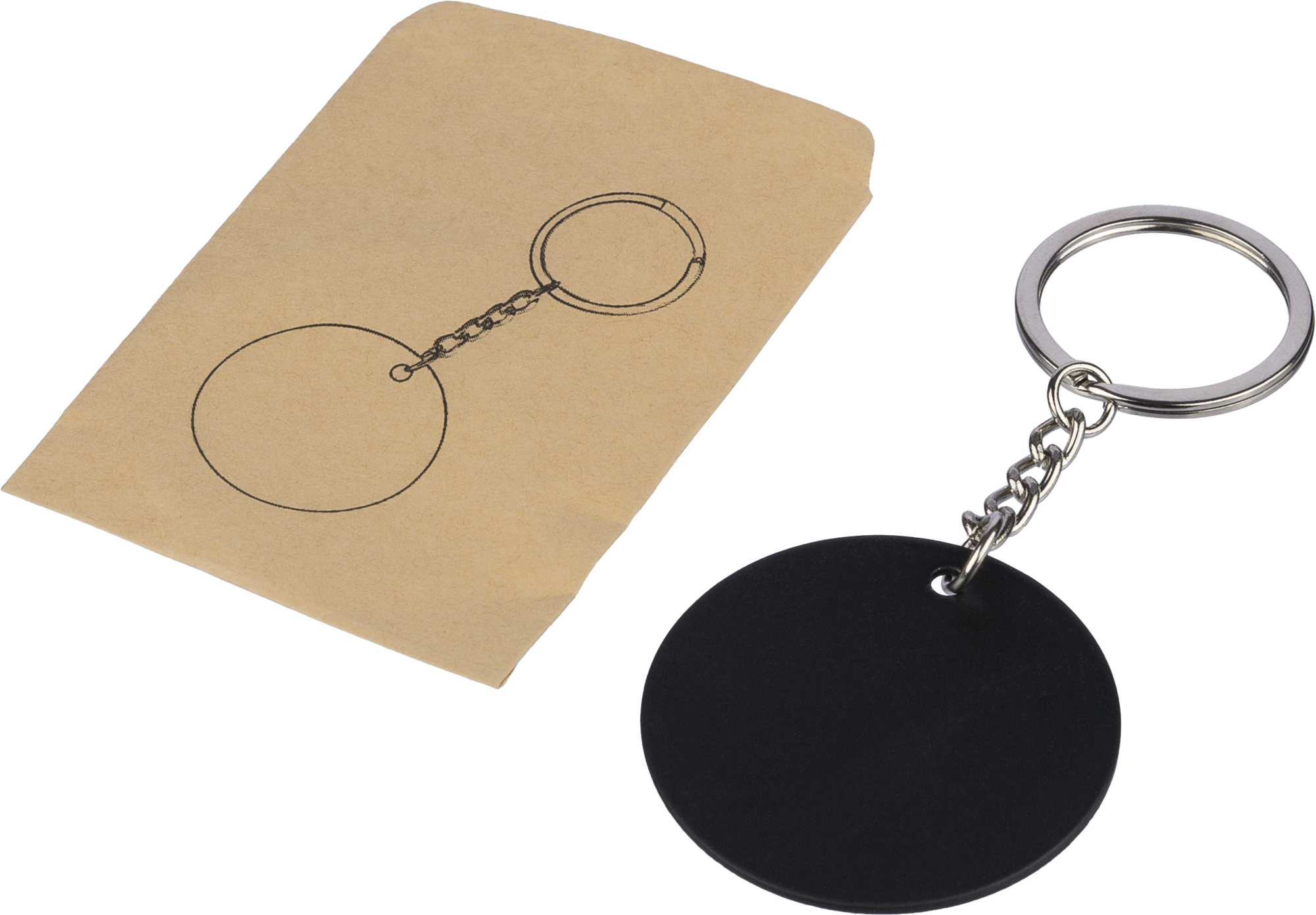 Picture of Recycled stainless steel keyring
