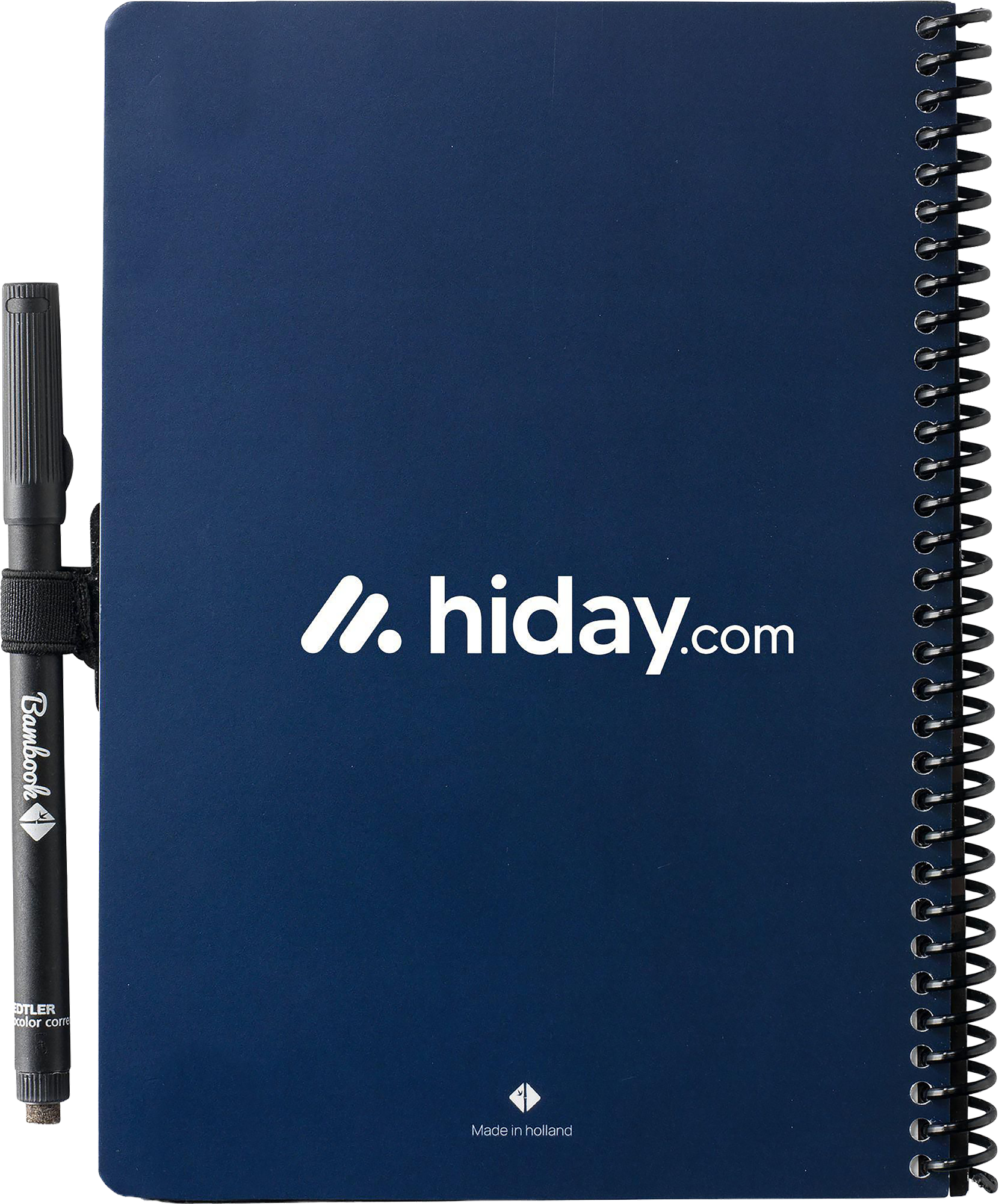 Picture of Bambook notebook with dot grid paper & pen loop (approx. A5)