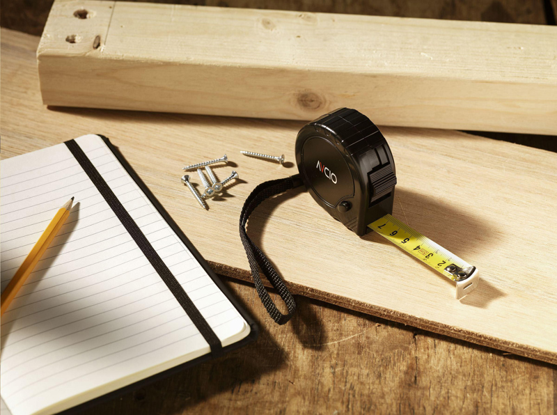 Recycled tape measure (5m) 261037_001 (Black)