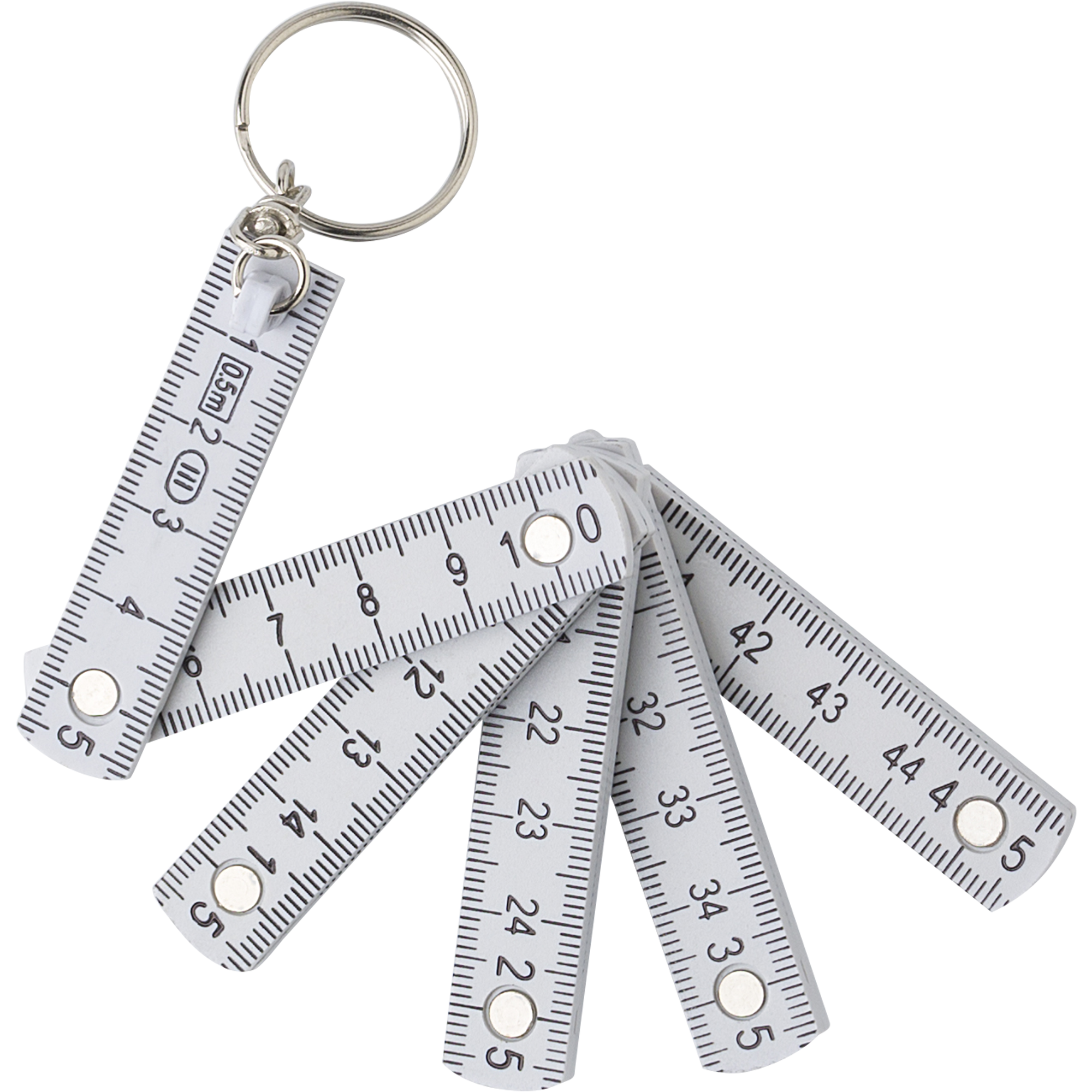 Merchandise Ruler 710453 - Folding ruler keyring | Branded Promotional Merchandise ...