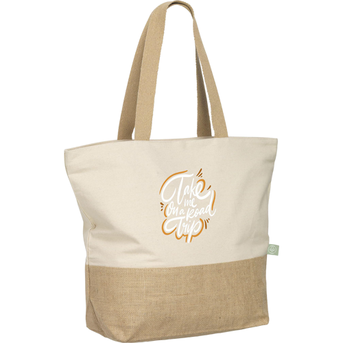 Organic cotton beach bag (320 gsm/9.4oz)