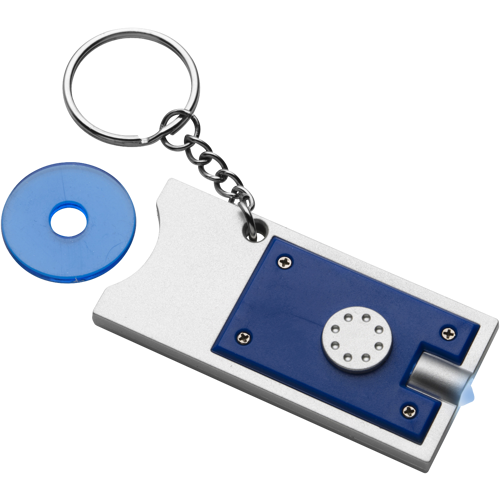 Trolley coin keyring