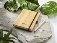 Bamboo notebook with inkless pen (approx A5) 263891_823 (Bamboo)