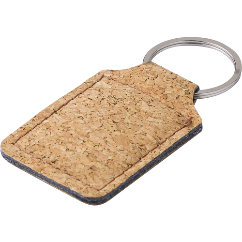 Cork keyring