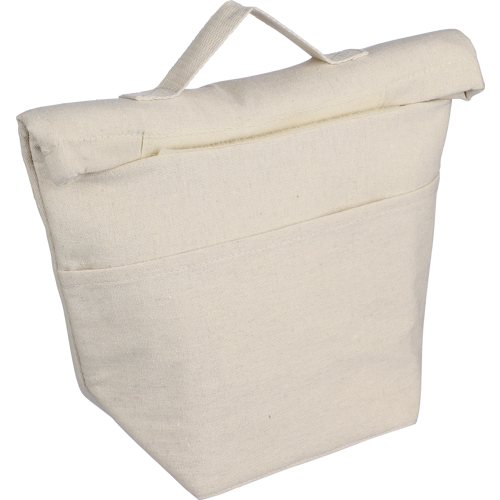 Recycled cotton rolltop cooler bag (220gsm/6.49oz)