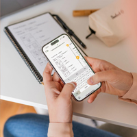 Bambook A4 notebook with pen loop 263068_001 (Black)