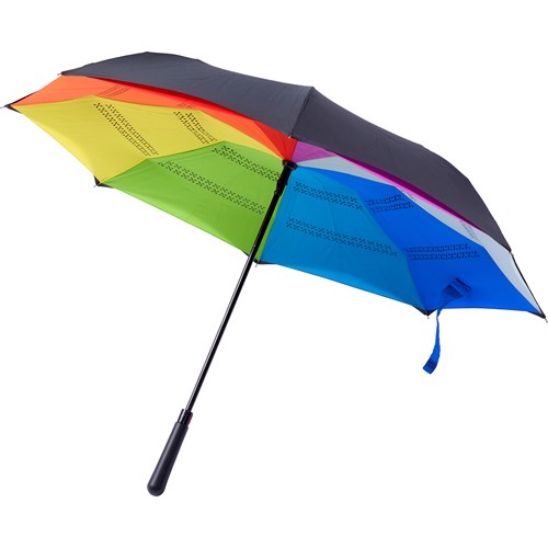 Automatic reversible umbrella