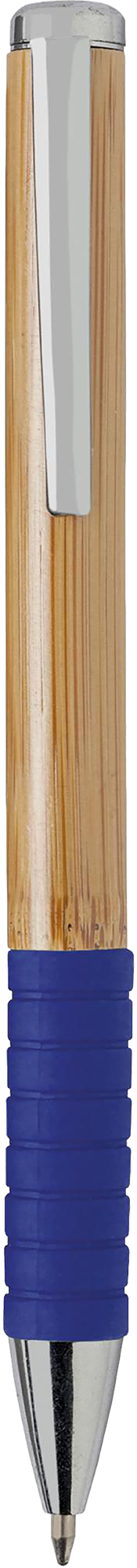 Picture of Bamboo ballpen with rubber non-slip grip