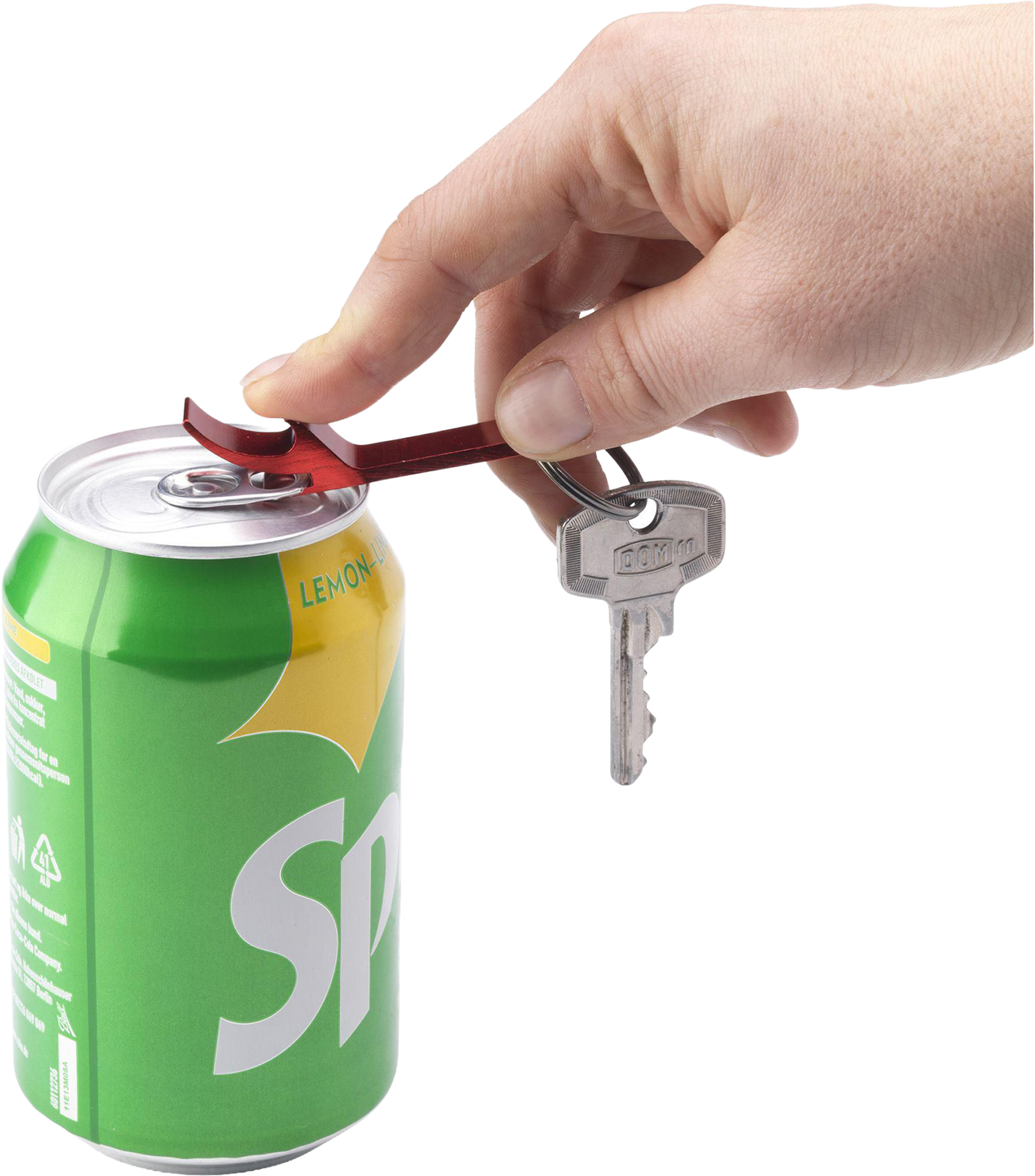 Picture of Recycled bottle opener keyring