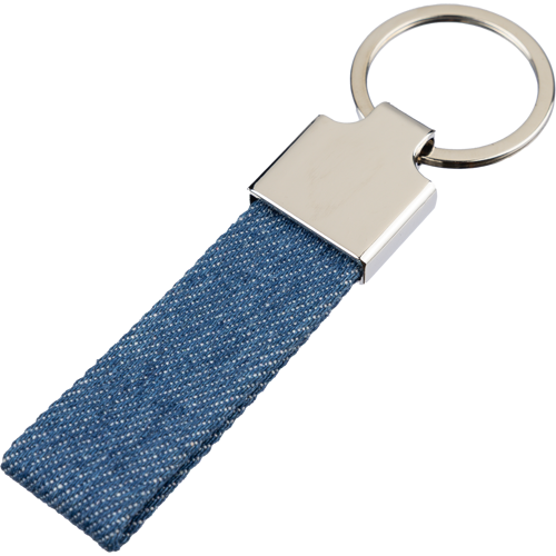 Denim keyring