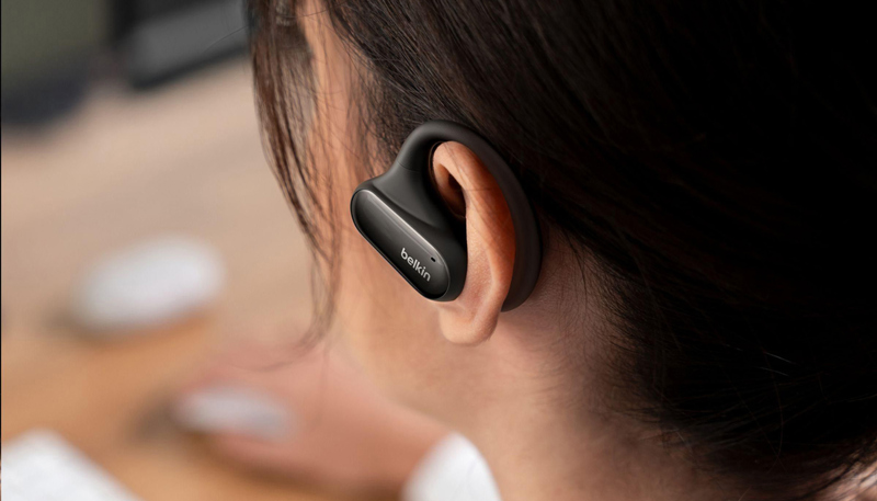 Belkin SoundForm ClearFit open-ear wireless earbuds 262768_001 (Black)