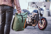 Roll-top backpack 260765_402 (Olive green)